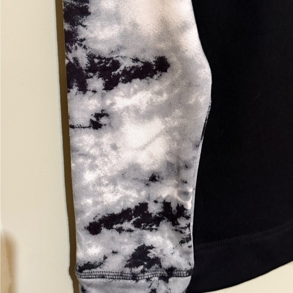 Black and Gray Hoodie with Vibes Print from Ardene - Picture 9 of 12